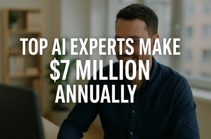 أفضل خبراء الذكاء الاصطناعي يكسبون 7 مليون دولار سنويًا: استكشاف عالم المحترفين المربح في الذكاء الاصطناعي في 2025